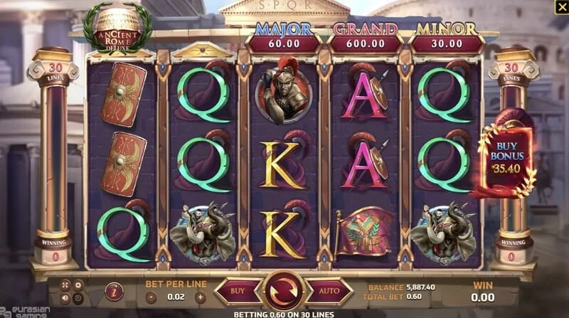 Ancient Rome Deluxe AI - igra sa dobitnom linijom